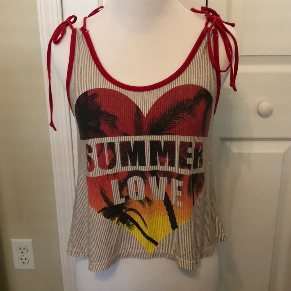 Summer love mind code tank top